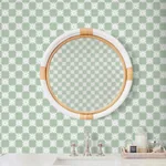 York Wallcoverings Stardust Green Checkerboard Peel & Stick Wallpaper - SKU PSW1587RL