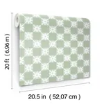 York Wallcoverings Stardust Green Checkerboard Peel & Stick Wallpaper - SKU PSW1587RL