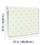 York Wallcoverings Stella Star Off White Metallic Wallpaper | Wallpaper Twins York Wallcoverings Stella Star Off White Metallic Wallpaper - SKU SP1500