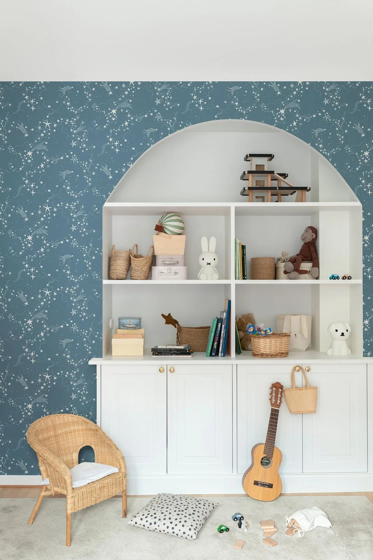 York Wallcoverings Stjarnhimmel Dark Blue Wallpaper | Wallpaper Twins York Wallcoverings Stjarnhimmel Dark Blue Wallpaper - SKU MB29024