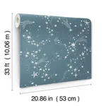 York Wallcoverings Stjarnhimmel Dark Blue Wallpaper | Wallpaper Twins York Wallcoverings Stjarnhimmel Dark Blue Wallpaper - SKU MB29024