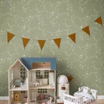 York Wallcoverings Stjarnhimmel Green Wallpaper - SKU MB29022
