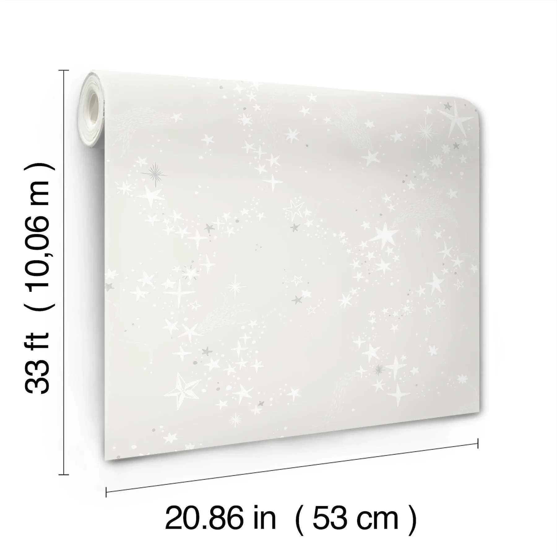 York Wallcoverings Stjarnhimmel Grey Wallpaper - SKU MB29019