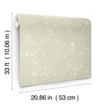 York Wallcoverings Stjarnhimmel Light Green Wallpaper - SKU MB29021