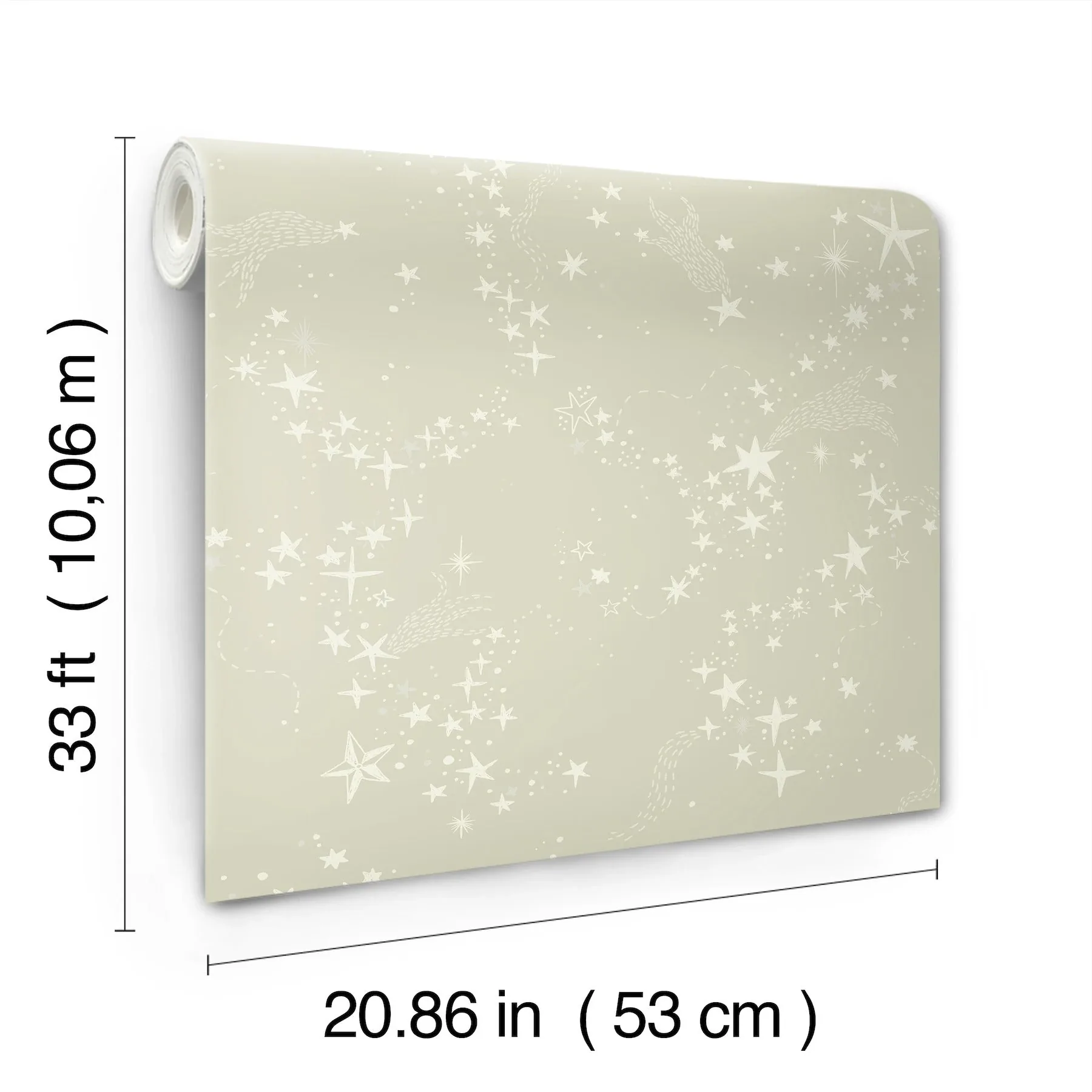 York Wallcoverings Stjarnhimmel Light Green Wallpaper - SKU MB29021