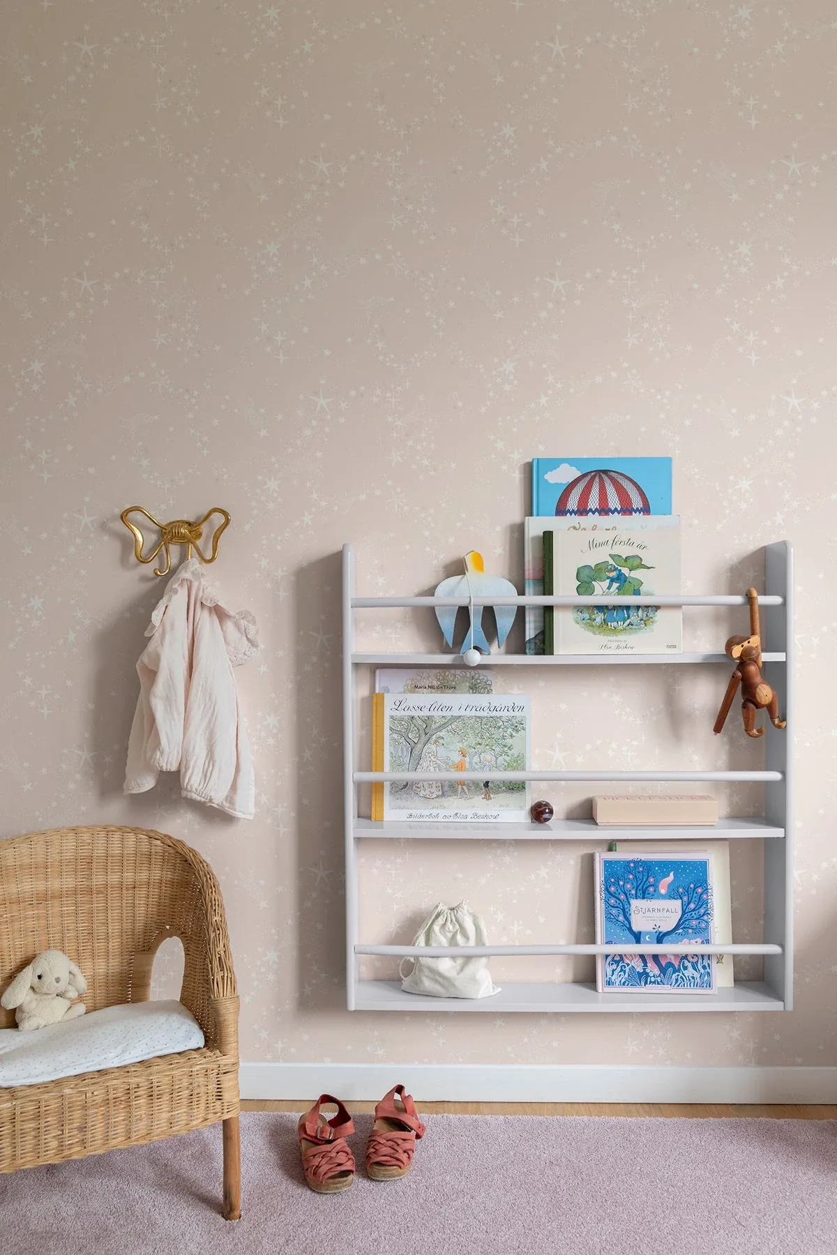 York Wallcoverings Stjarnhimmel Pink Wallpaper - SKU MB29020
