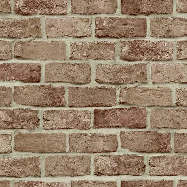 PSW1306RL | Stretcher Brick Red Peel & Stick Wallpaper