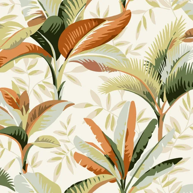 York Wallcoverings Summerhouse Sienna Wallpaper - SKU GO8201