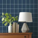 York Wallcoverings Sunday Best Blue Wallpaper - SKU MK1176