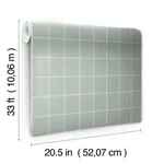 York Wallcoverings Sunday Best Grey Wallpaper - SKU MK1178