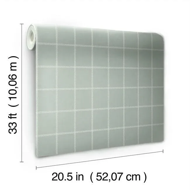 York Wallcoverings Sunday Best Grey Wallpaper - SKU MK1178