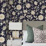 York Wallcoverings Sutton Black Wallpaper | Wallpaper Twins York Wallcoverings Sutton Black Wallpaper - SKU RT7824