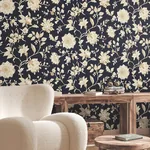 York Wallcoverings Sutton Black Wallpaper | Wallpaper Twins York Wallcoverings Sutton Black Wallpaper - SKU RT7824