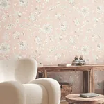 York Wallcoverings Sutton Blush Wallpaper - SKU RT7825