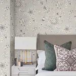 York Wallcoverings Sutton Grey Wallpaper - SKU RT7823