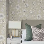 York Wallcoverings Sutton Taupe Wallpaper | Wallpaper Twins York Wallcoverings Sutton Taupe Wallpaper - SKU RT7822