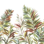 York Wallcoverings Swaying Palms Rouge & Mink Mural - SKU GN2545M