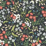 York Wallcoverings Sweetbrier Black Peel & Stick Wallpaper - SKU PSW1549RL
