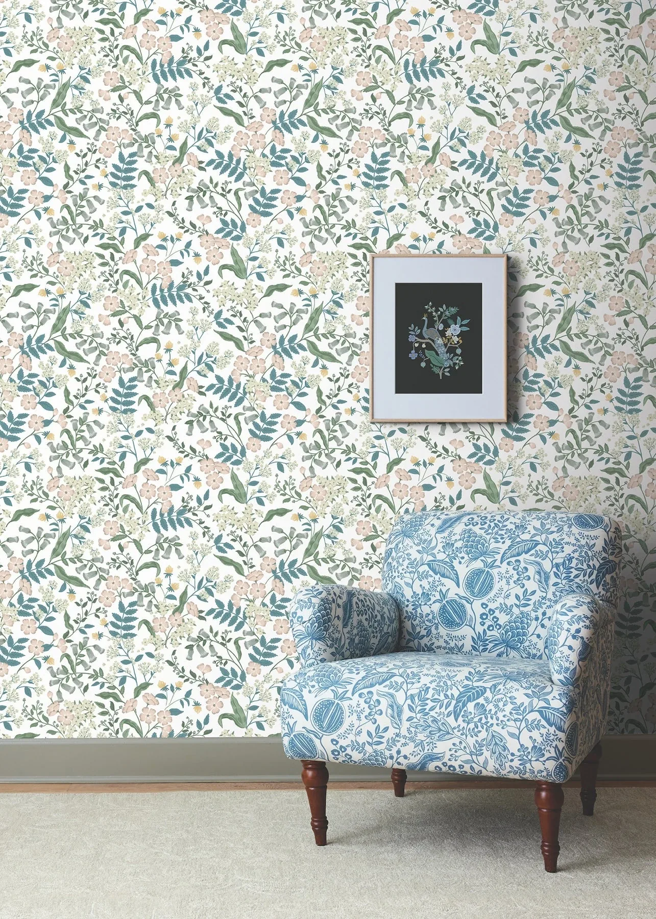 York Wallcoverings Sweetbrier Blush Peel & Stick Wallpaper - SKU PSW1543RL