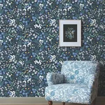 York Wallcoverings Sweetbrier Navy Peel & Stick Wallpaper - SKU PSW1544RL
