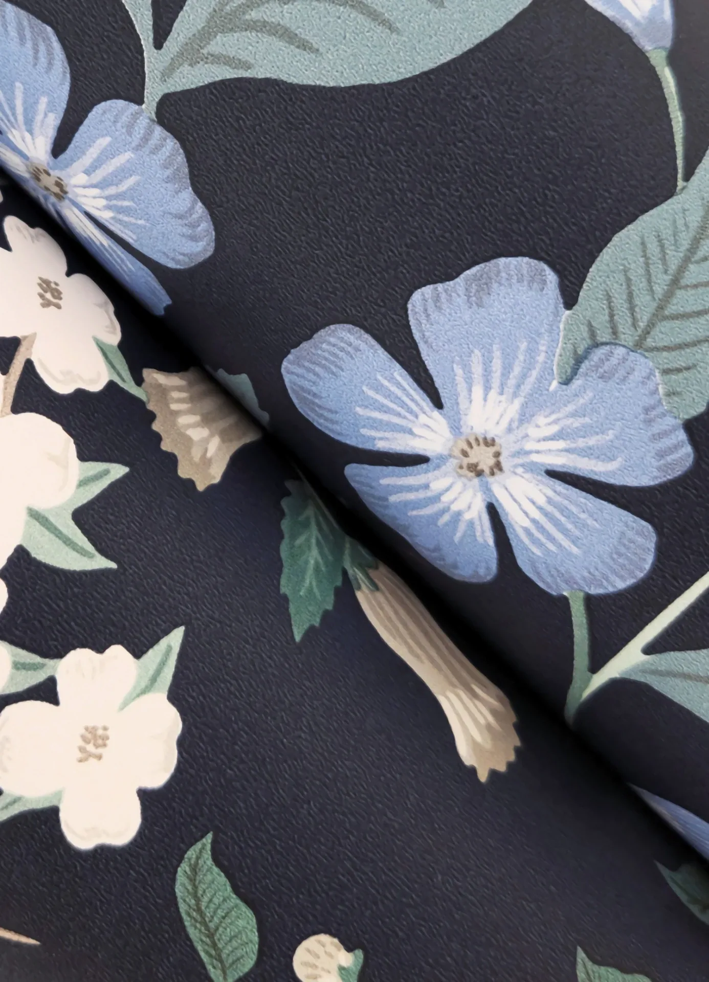 York Wallcoverings Sweetbrier Navy Peel & Stick Wallpaper - SKU PSW1544RL