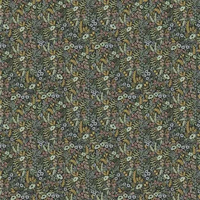 RI5124 | Tapestry Black Wallpaper