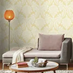 York Wallcoverings Tapestry Damask Yellow Wallpaper | Wallpaper Twins York Wallcoverings Tapestry Damask Yellow Wallpaper - SKU GR6027