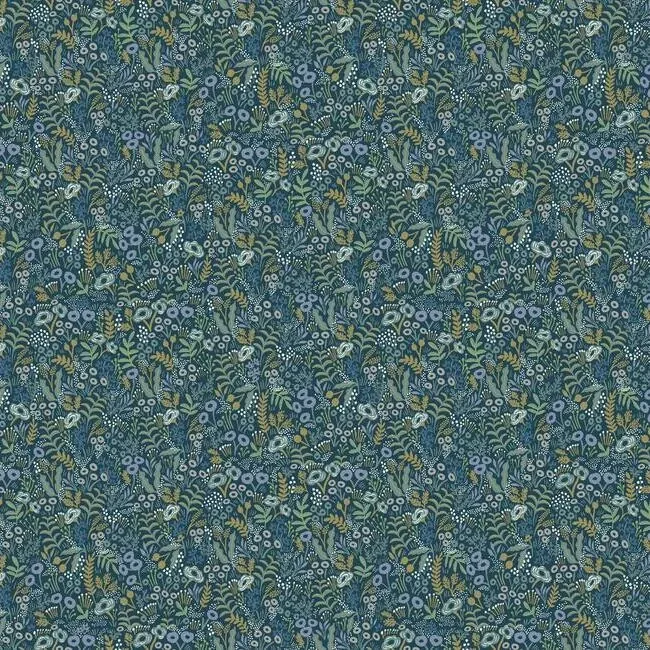 York Wallcoverings Tapestry Indigo Wallpaper - SKU RI5126