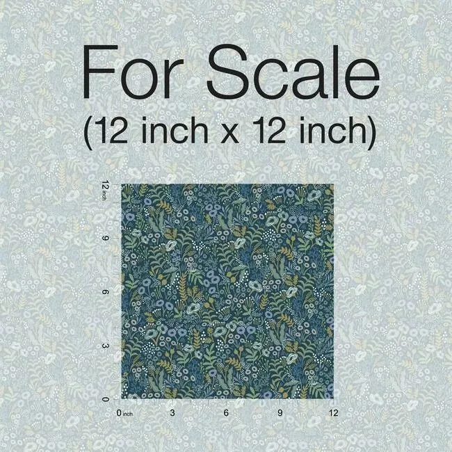 York Wallcoverings Tapestry Indigo Wallpaper | Wallpaper Twins York Wallcoverings Tapestry Indigo Wallpaper - SKU RI5126