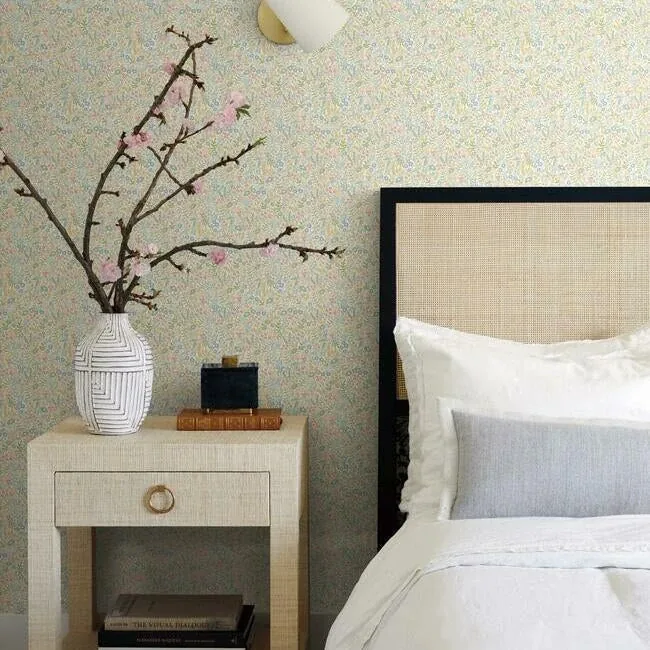 York Wallcoverings Tapestry Light Mustard Wallpaper | Wallpaper Twins York Wallcoverings Tapestry Light Mustard Wallpaper - SKU RI5127