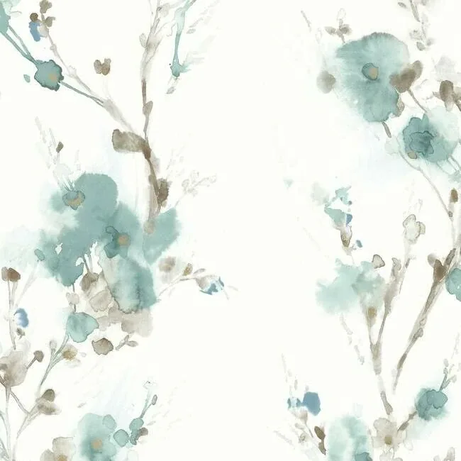 CP1205 | Teal Charm Wallpaper