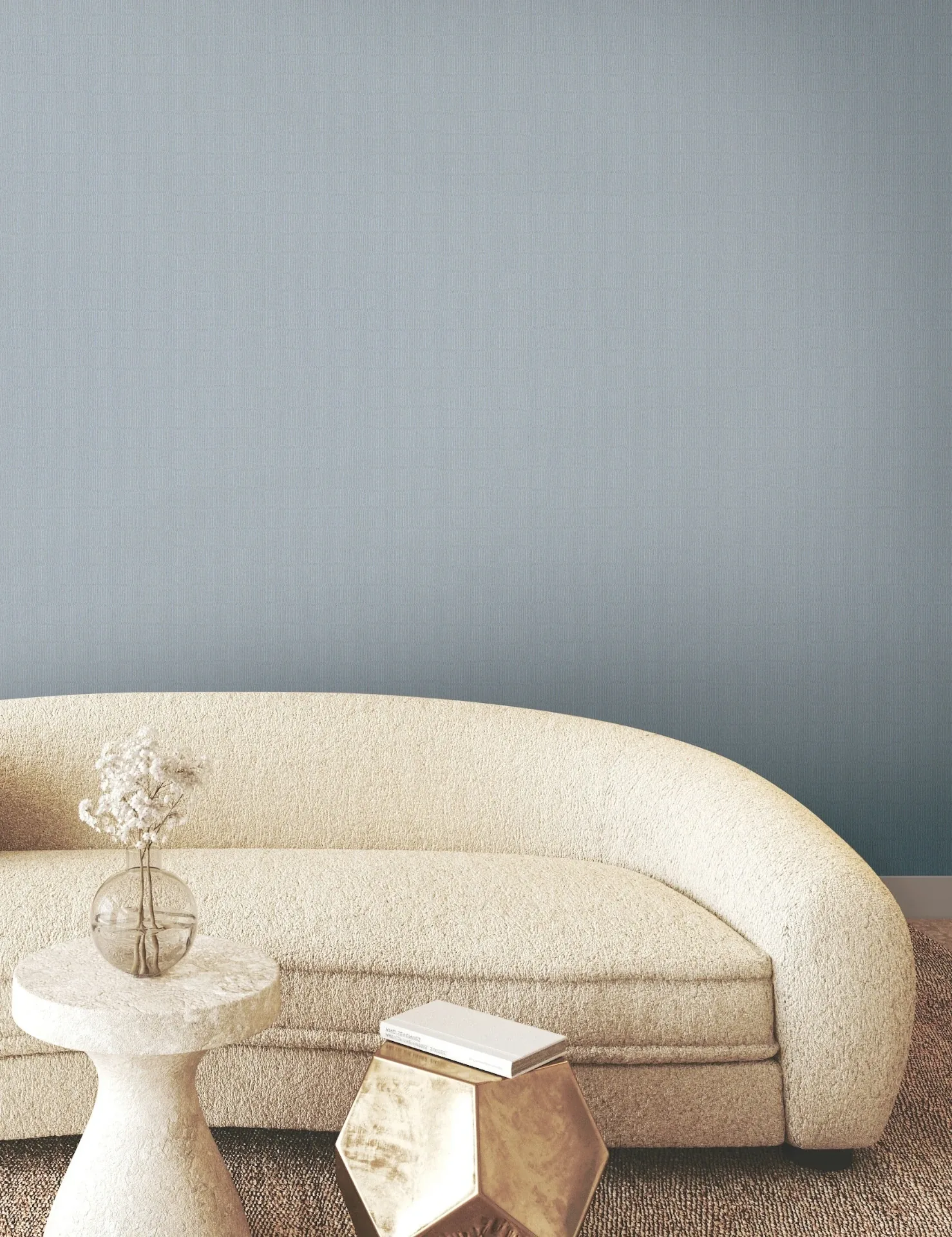 York Wallcoverings Tectonic Texture Blue & Silver Wallpaper | Wallpaper Twins York Wallcoverings Tectonic Texture Blue & Silver Wallpaper - SKU FM1015