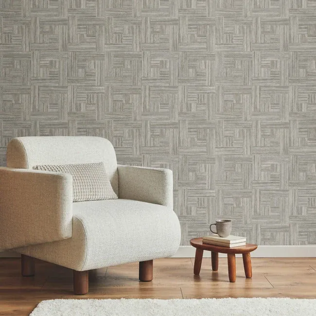 York Wallcoverings Tesselle Brown Wallpaper | Wallpaper Twins York Wallcoverings Tesselle Brown Wallpaper - SKU ND3058N
