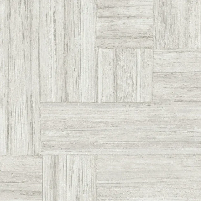 ND3057N | Tesselle White Wallpaper