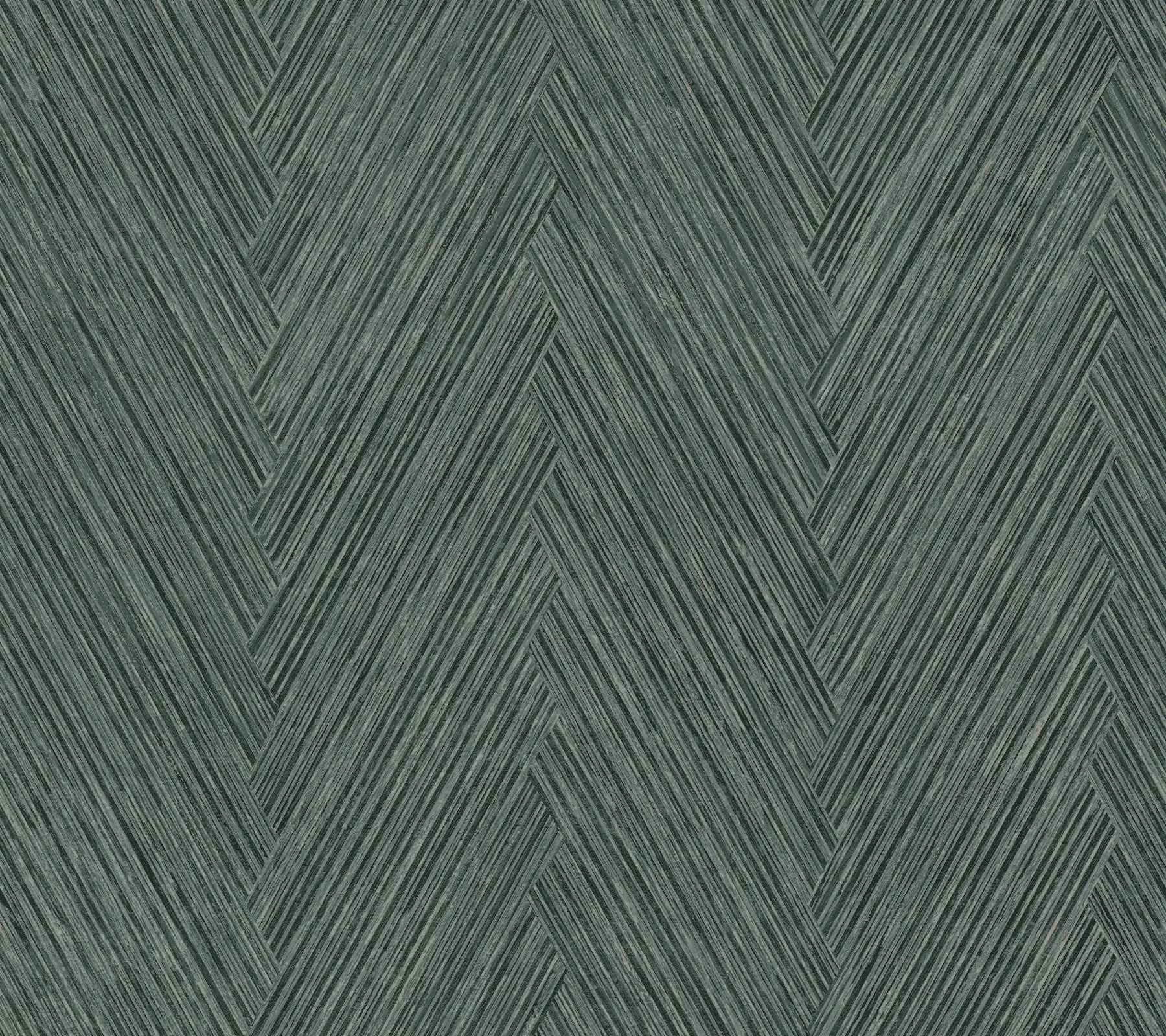 York Wallcoverings Thatched Chevron Bottle Green Wallpaper - SKU FM1054