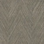 York Wallcoverings Thatched Chevron Charcoal Wallpaper - SKU FM1051