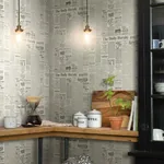 York Wallcoverings The Daily Black & White Wallpaper | Wallpaper Twins York Wallcoverings The Daily Black & White Wallpaper - SKU MH1508