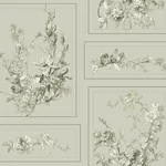 York Wallcoverings The Magnolia Brown & Grey Wallpaper | Wallpaper Twins York Wallcoverings The Magnolia Brown & Grey Wallpaper - SKU MH1544