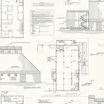 York Wallcoverings The Market White & Black Wallpaper - SKU MH1535