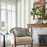 York Wallcoverings Thread Stripe Black Wallpaper | Wallpaper Twins York Wallcoverings Thread Stripe Black Wallpaper - SKU MK1117