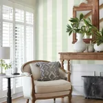 York Wallcoverings Thread Stripe Green Wallpaper | Wallpaper Twins York Wallcoverings Thread Stripe Green Wallpaper - SKU MK1116