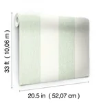York Wallcoverings Thread Stripe Green Wallpaper | Wallpaper Twins York Wallcoverings Thread Stripe Green Wallpaper - SKU MK1116