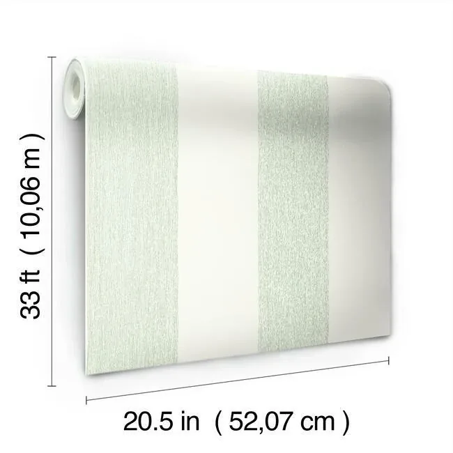 York Wallcoverings Thread Stripe Green Wallpaper | Wallpaper Twins York Wallcoverings Thread Stripe Green Wallpaper - SKU MK1116