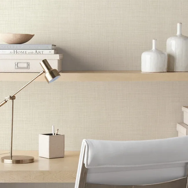 York Wallcoverings Traverse Cream Wallpaper - SKU OM3653
