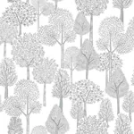 York Wallcoverings Treetops Grey Peel & Stick Wallpaper - SKU PSW1189RL