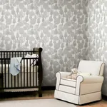York Wallcoverings Treetops Grey Peel & Stick Wallpaper - SKU PSW1189RL
