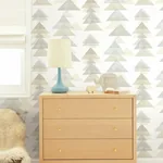 York Wallcoverings Triangles Neutral Peel & Stick Wallpaper - SKU PSW1191RL