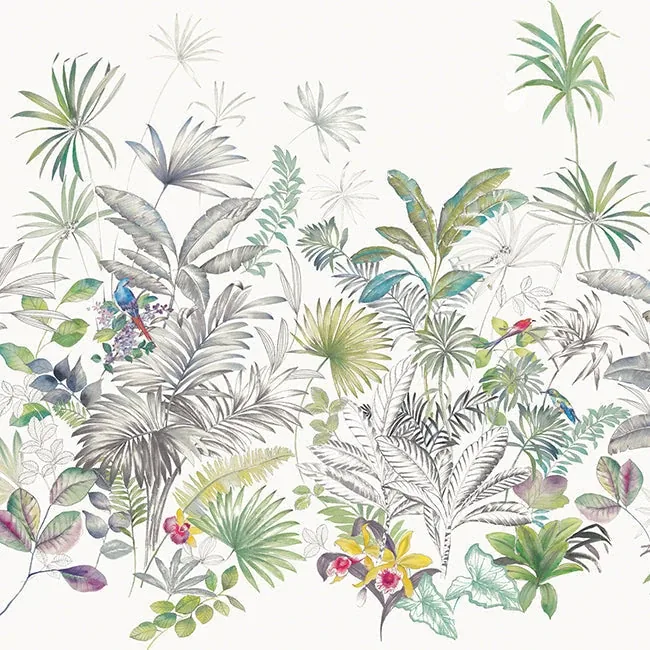 York Wallcoverings Tropical Green Wall Mural - SKU MU0278M