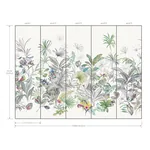 York Wallcoverings Tropical Green Wall Mural | Wallpaper Twins York Wallcoverings Tropical Green Wall Mural - SKU MU0278M