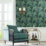 York Wallcoverings Tropical Paradise Green & Teal Wallpaper | Wallpaper Twins York Wallcoverings Tropical Paradise Green & Teal Wallpaper - SKU TC2607